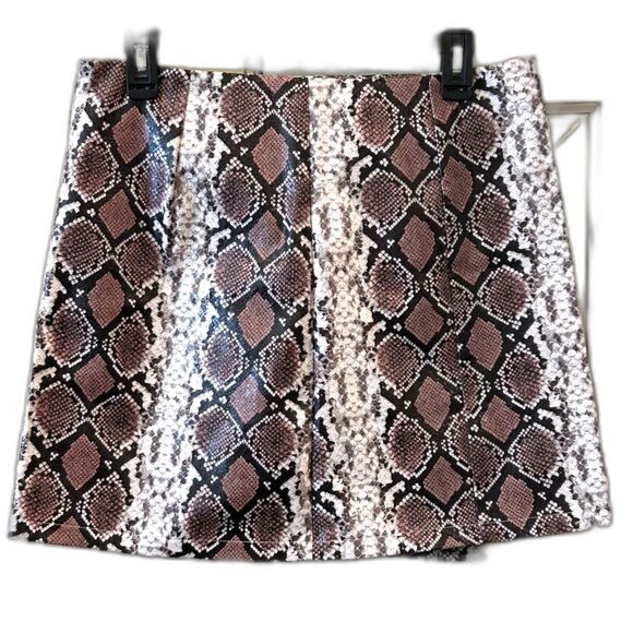 She & Sky Snakeskin Print Mini Skirt - Size Large - NWT - Picture 2 of 4